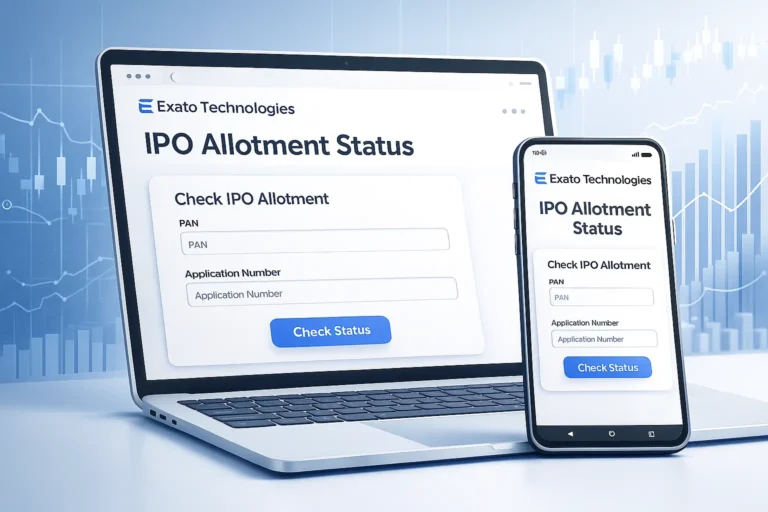 exato technologies ipo allotment status