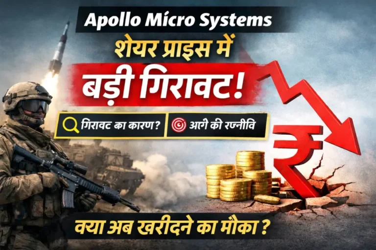 apollo micro systems share price fall reason