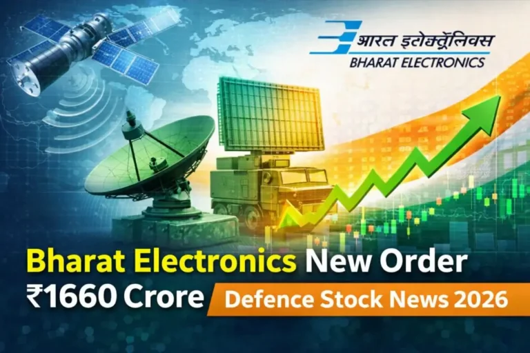 Bharat Electronics New Order 1660 crore defence stock news