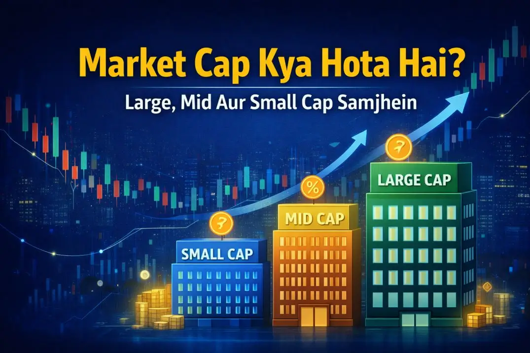 Market Cap Kya Hota Hai – Large Cap Mid Cap Small Cap Explained