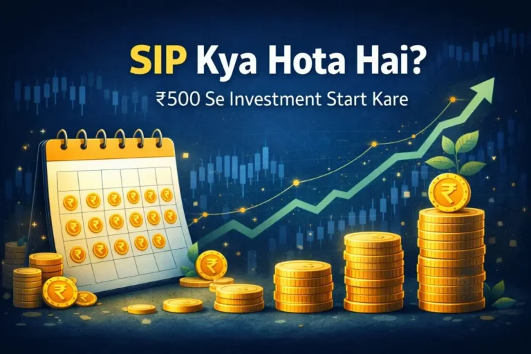 SIP Kya Hota Hai – monthly investment compounding growth illustration