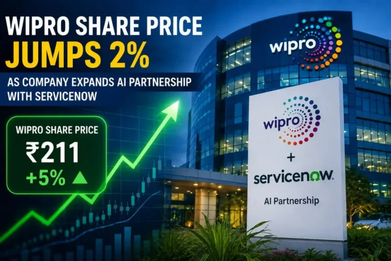Wipro Share Price jumps 5% to ₹211 after AI partnership with ServiceNow